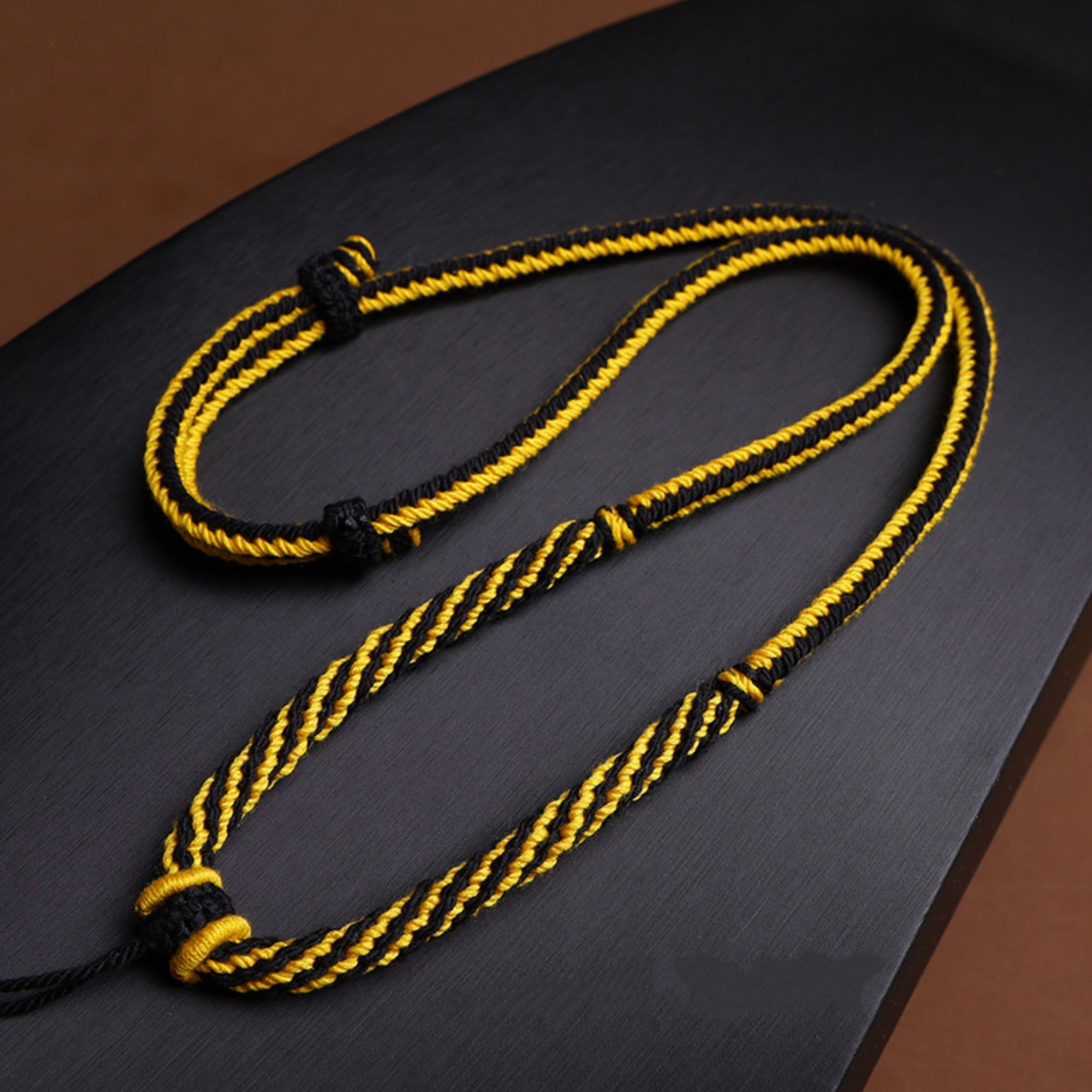 Handcrafted Minimalist Cotton Cord Thangka Pendant Replacement Chain