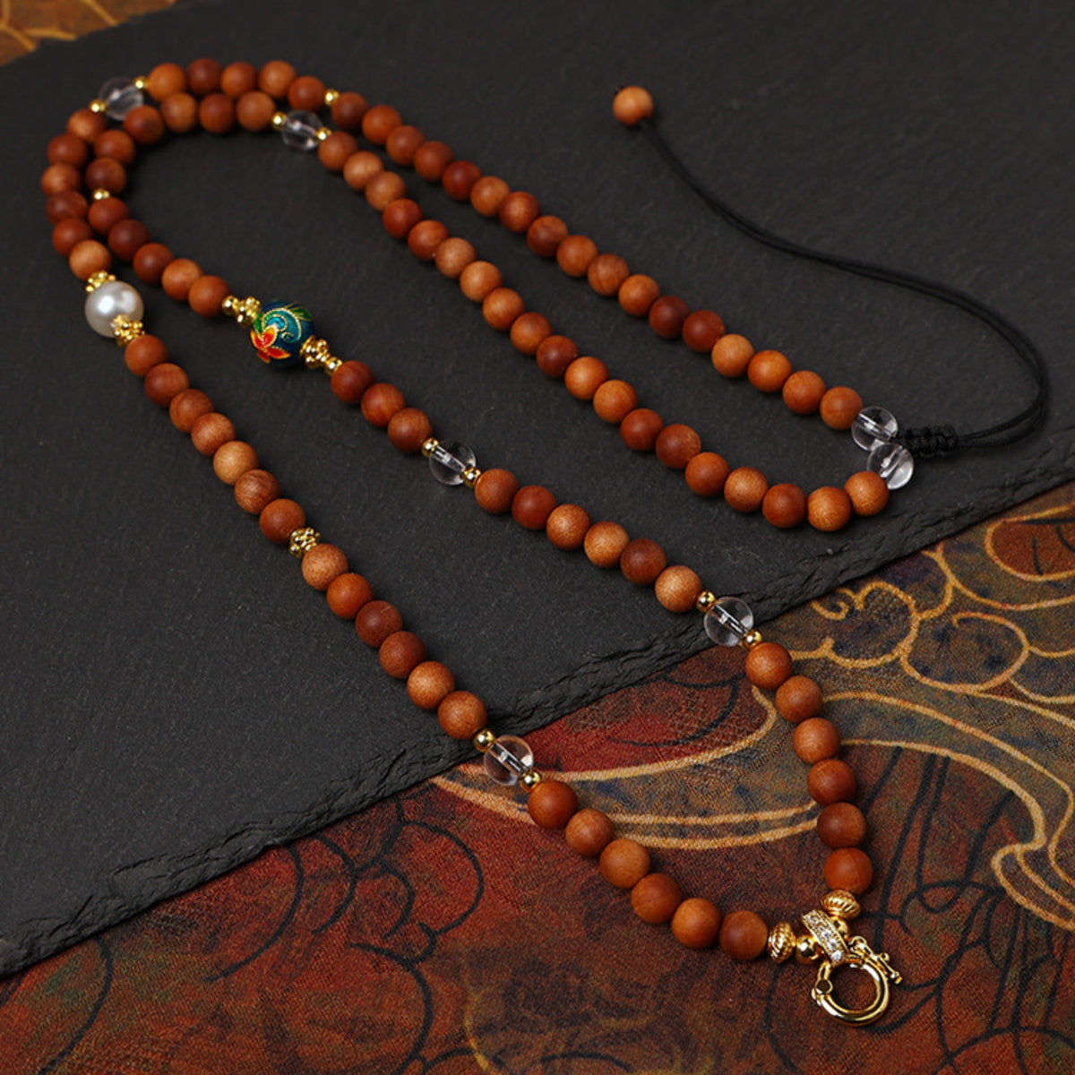 Sandalwood & Pearl Thangka Pendant Replacement Chain