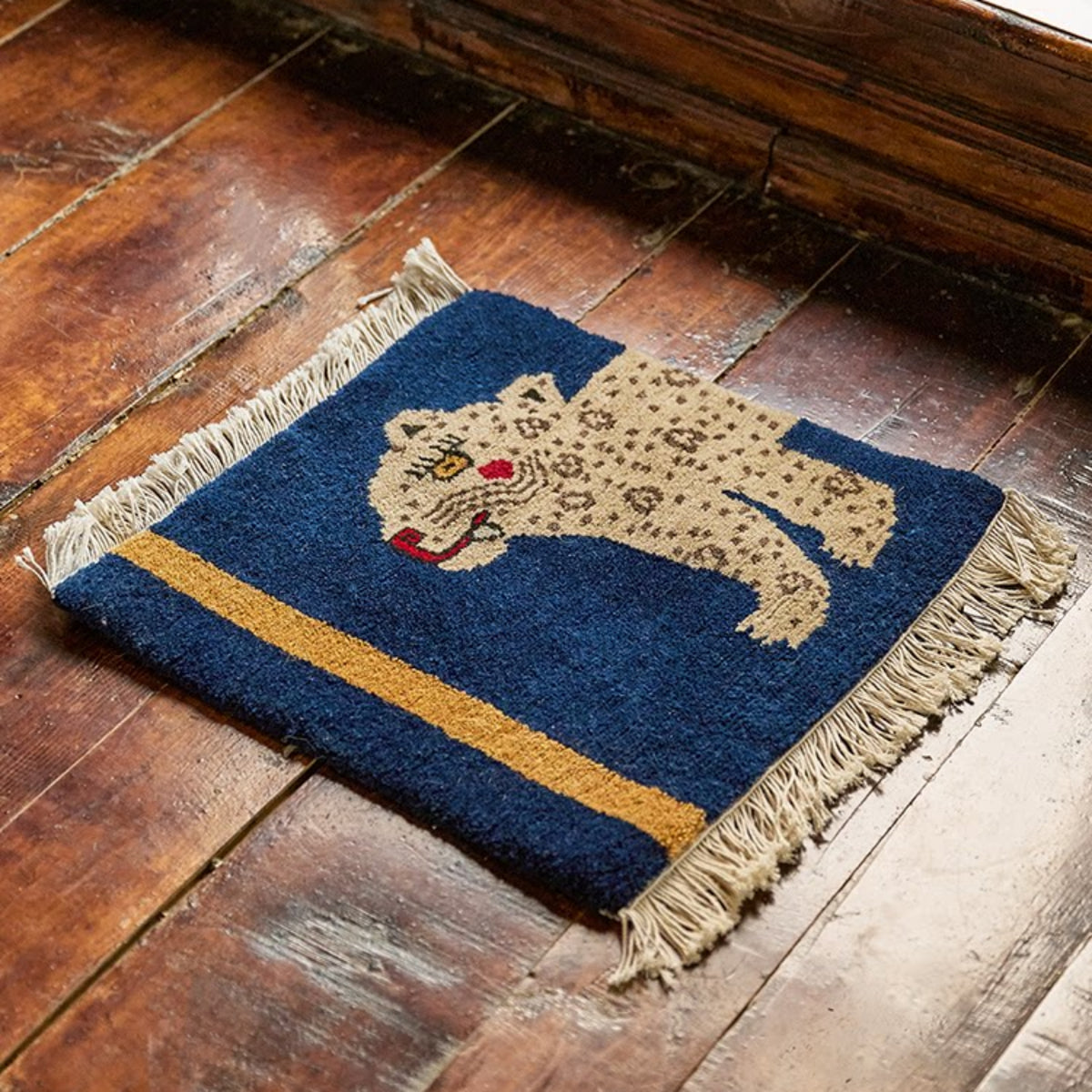 Snowland Animal Guardian Handmade Square Tibetan Wool Rug