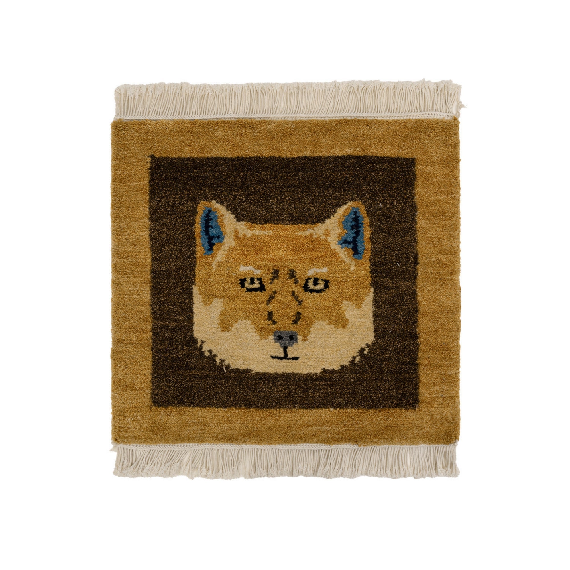 Snowland Animal Guardian Handmade Square Tibetan Wool Rug