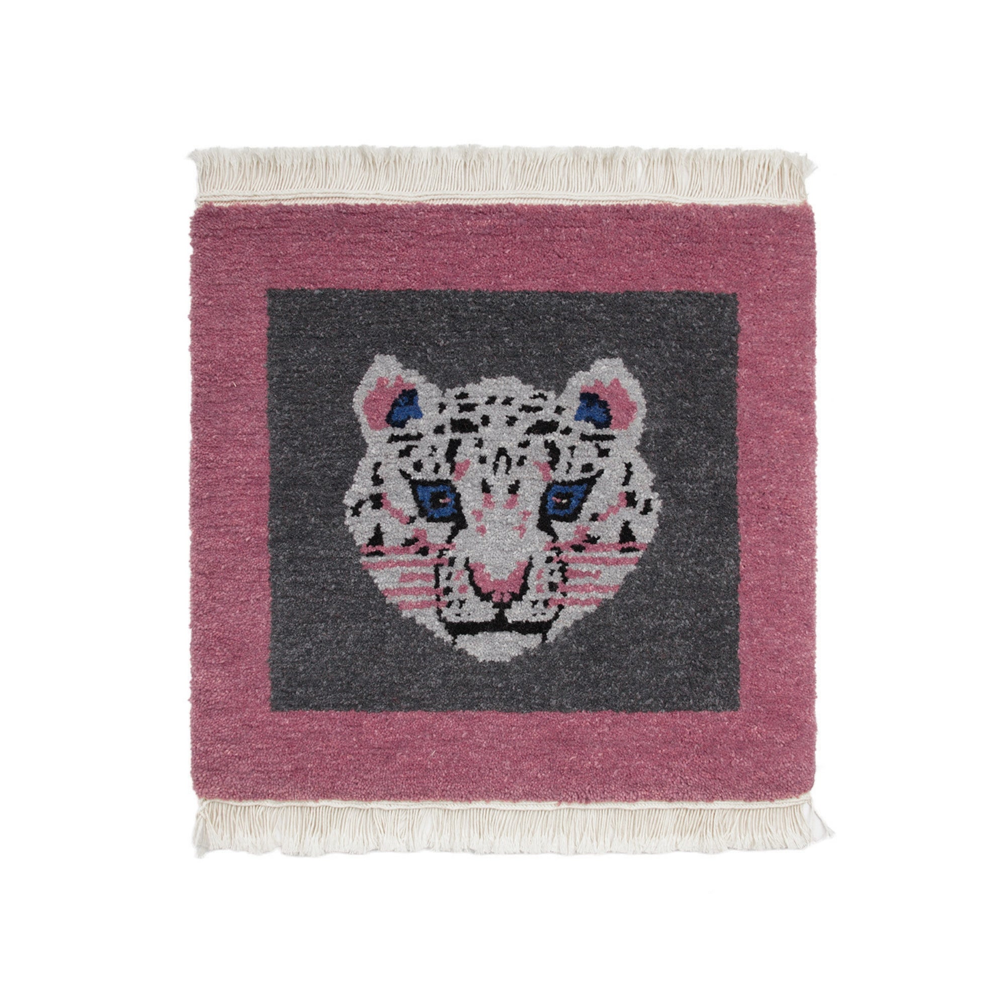 Snowland Animal Guardian Handmade Square Tibetan Wool Rug