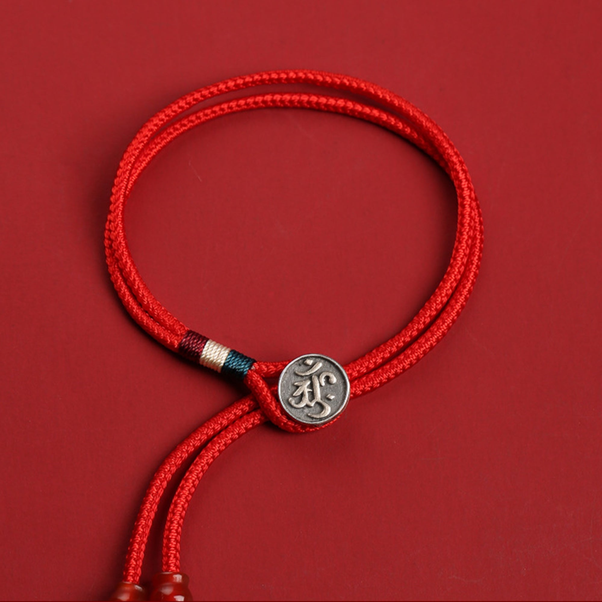 Tibetan Sterling Silver 12 Zodiac Protection Bracelet