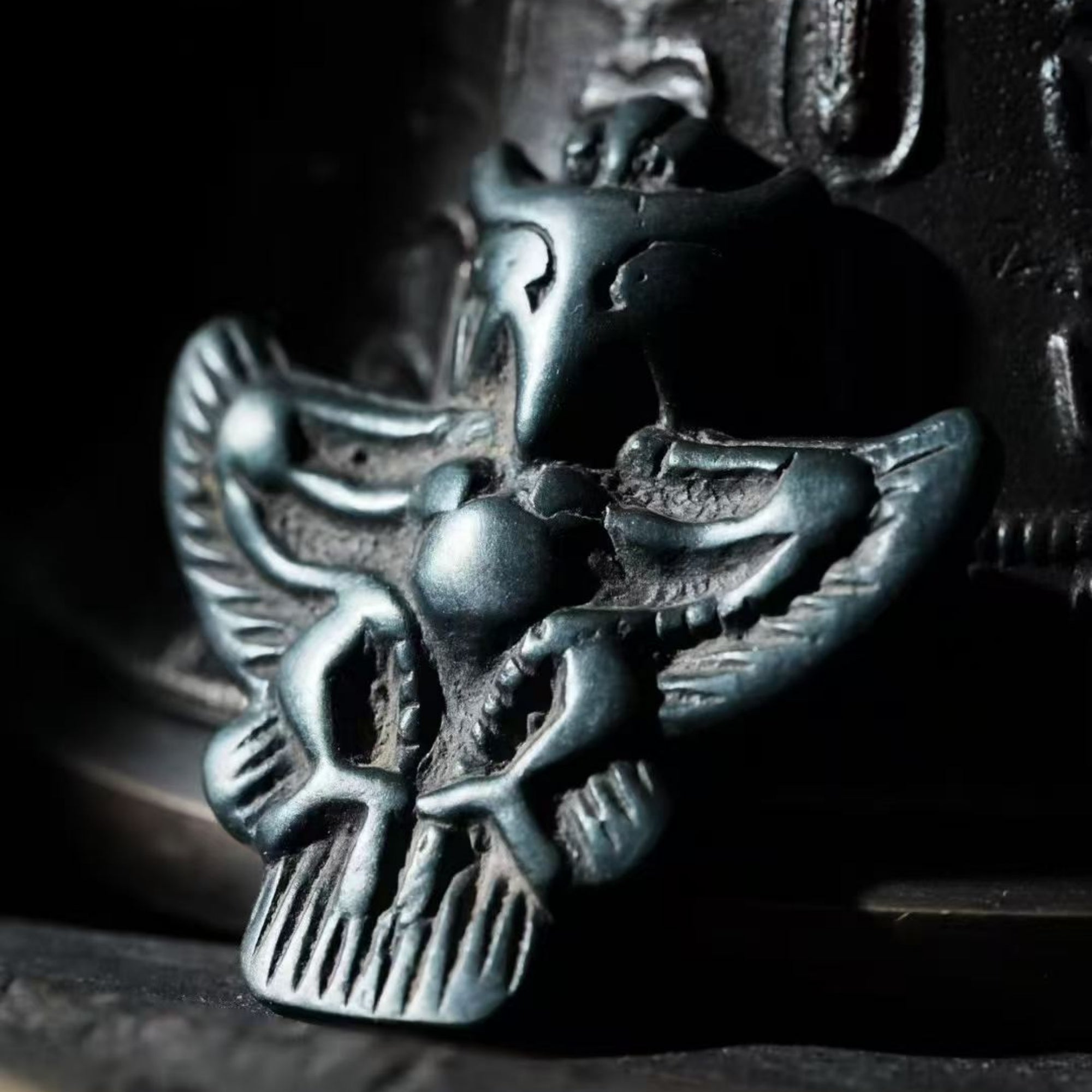 Tibetan Thokcha Garuda Amulet Pendant