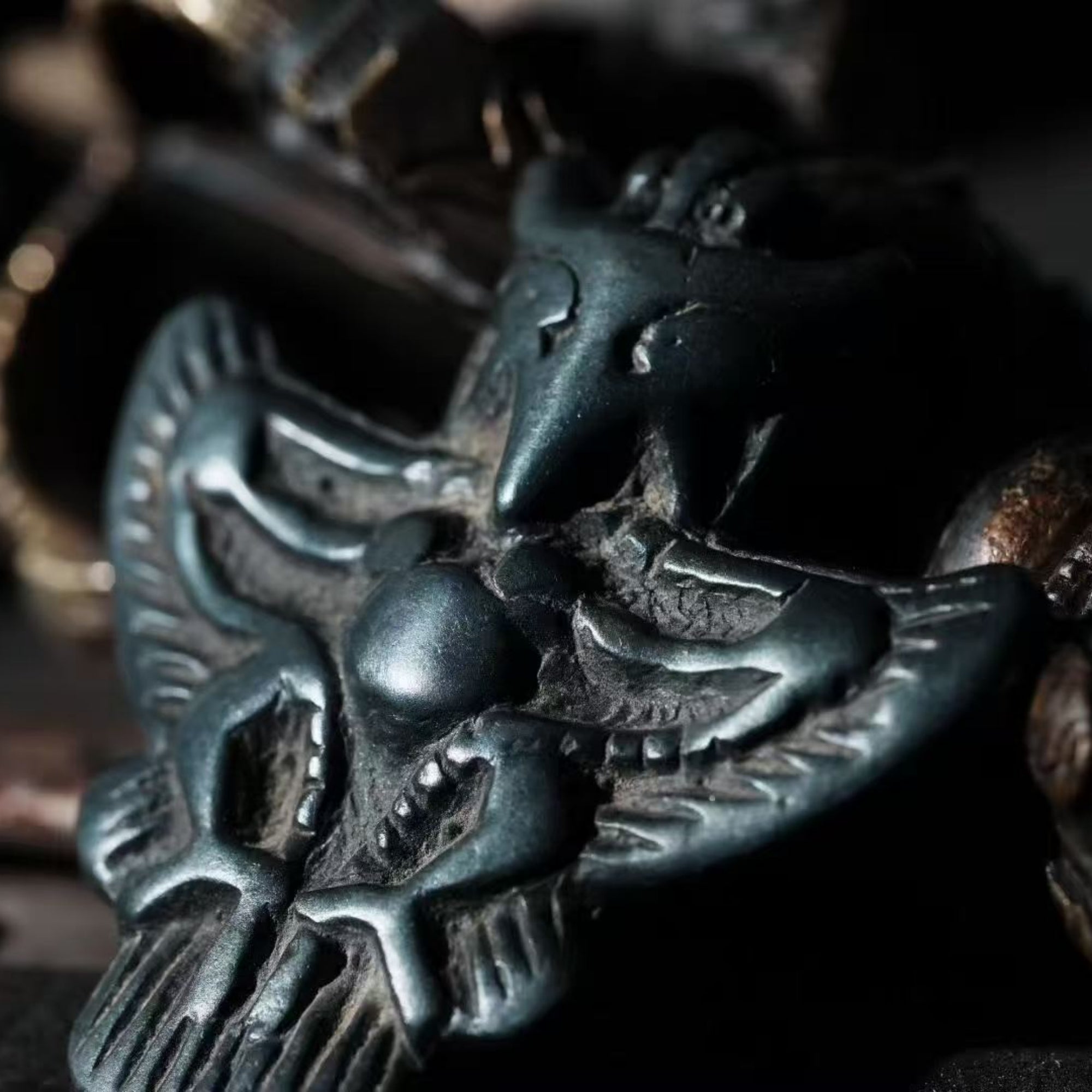 Tibetan Thokcha Garuda Amulet Pendant