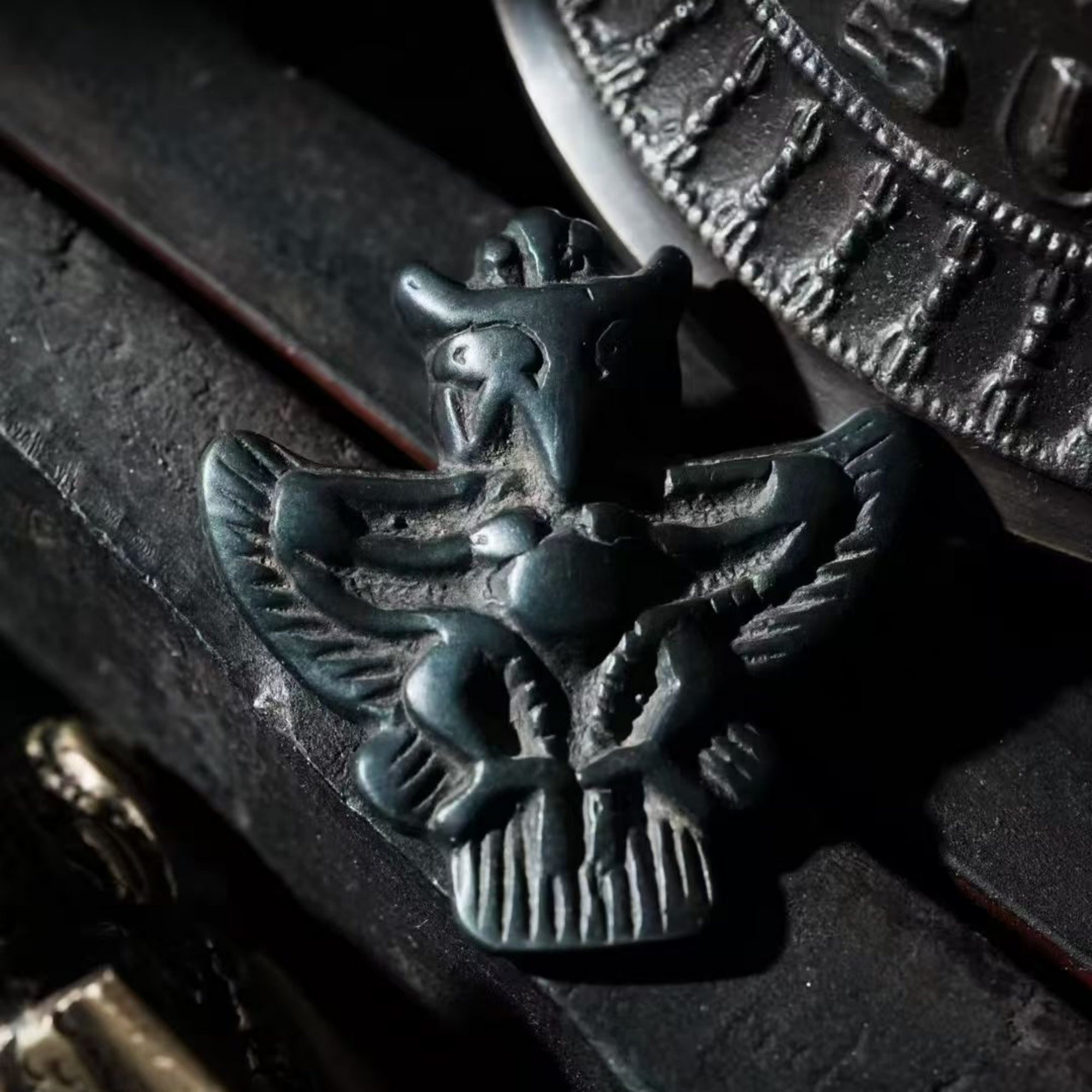 Tibetan Thokcha Garuda Amulet Pendant