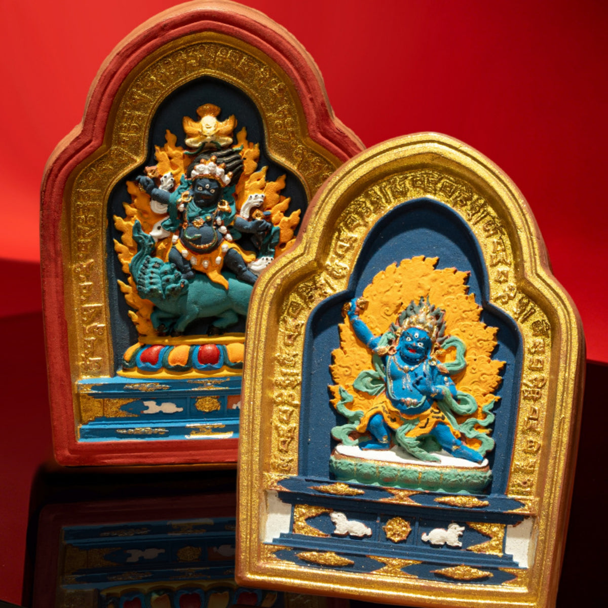 Traditional Hand-Painted Amitabha Buddha Tsa Tsa